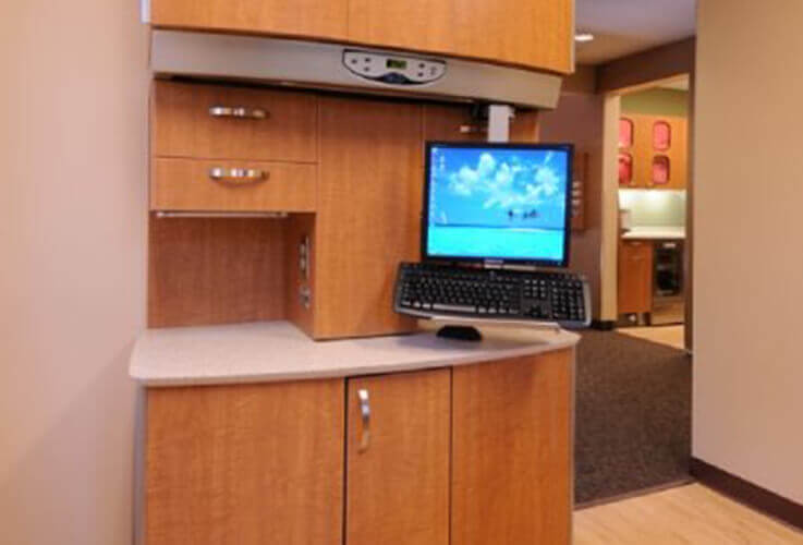 computer in exam room